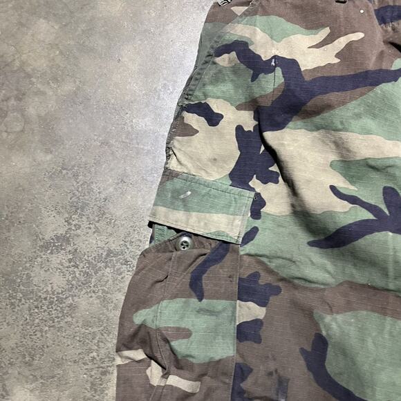 Vintage 80s US Army Camo Grunge Cargo Pants 32x32 - Picture 3 of 7